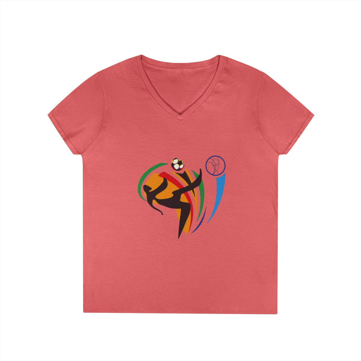Coral Silk USA FIFA Overhead Kick Graphic Tee | Vintage Retro Soccer Streetwear Shirt - Ninth Line