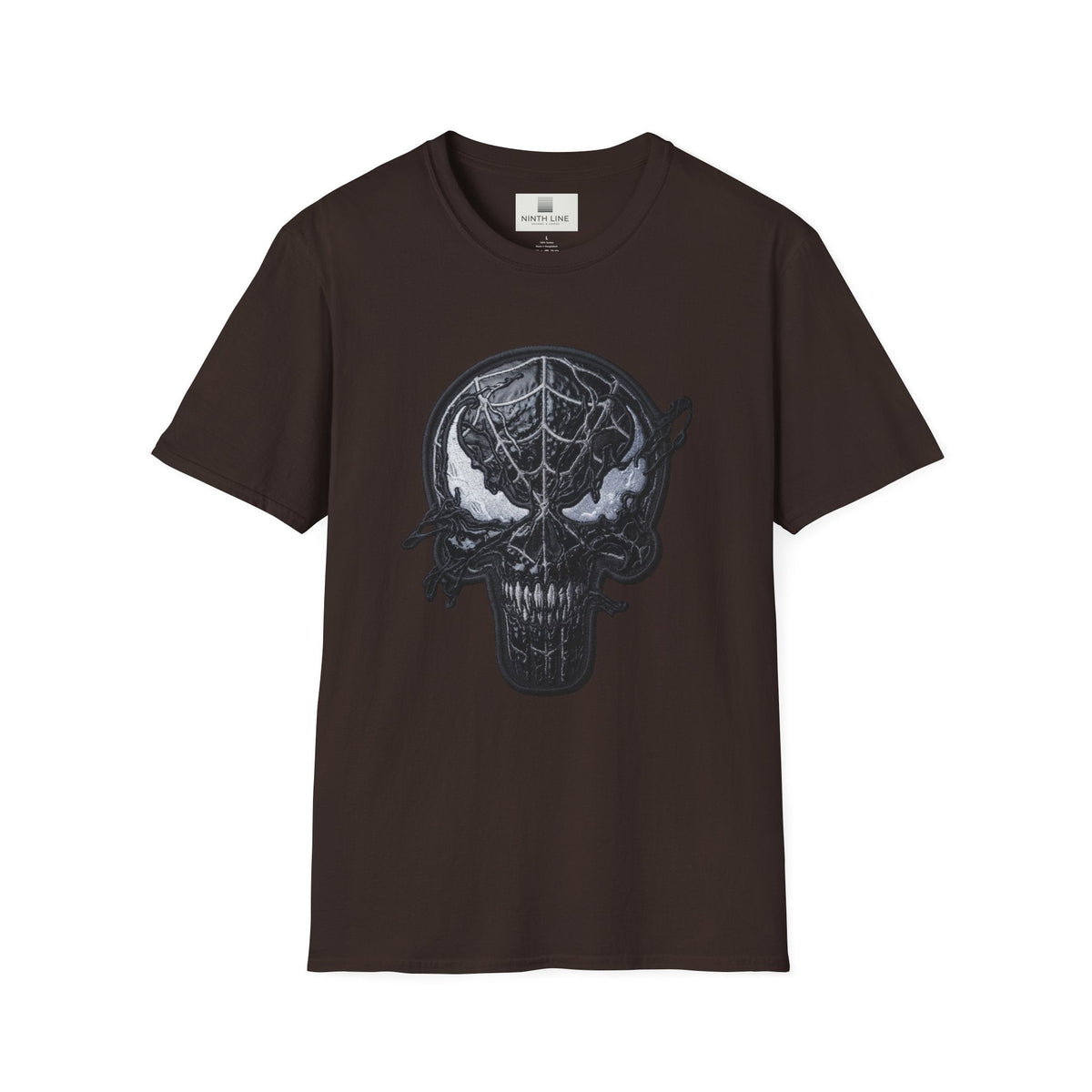 Dark Chocolate Spiderman Graphic tee — Black spiderman shirt - Ninth Line