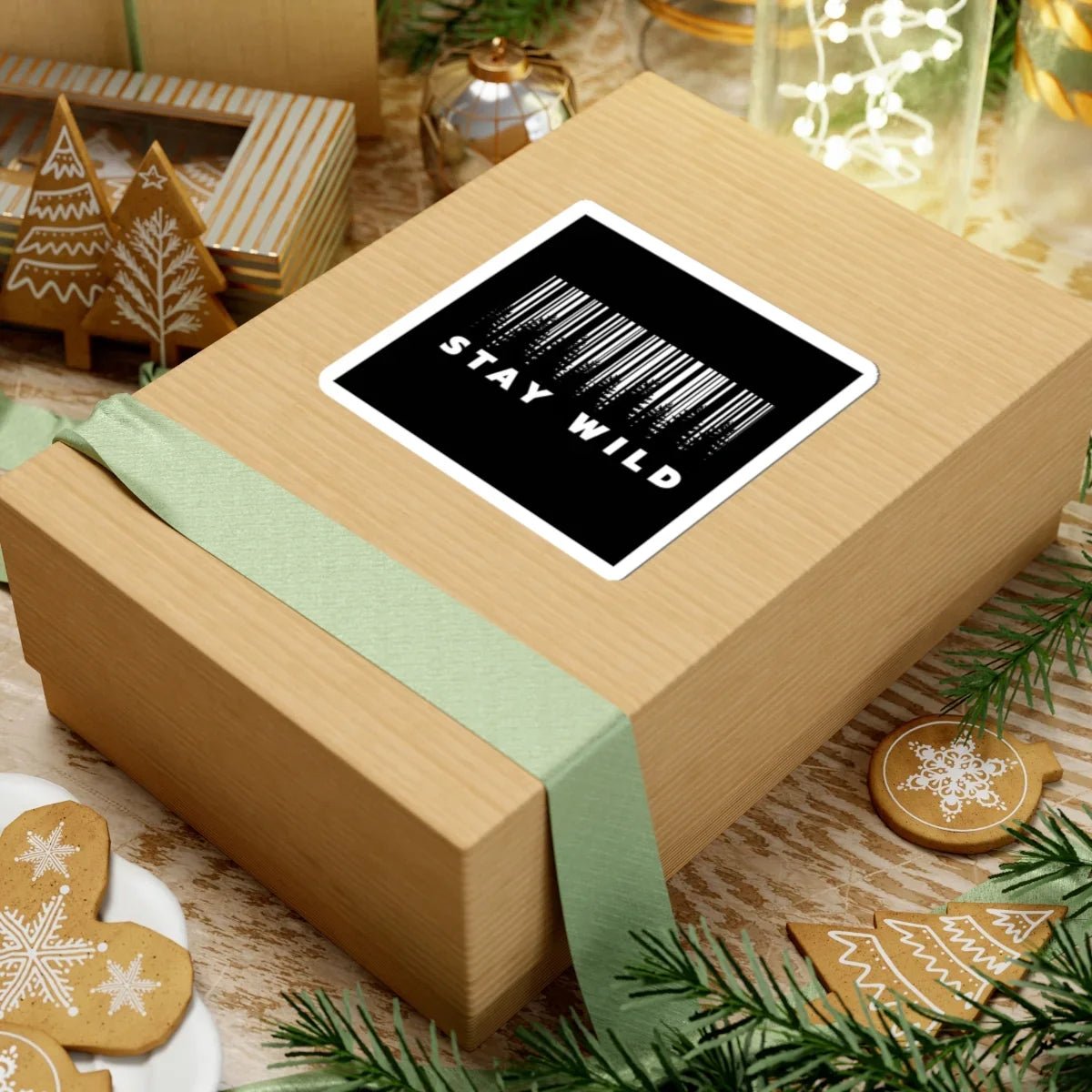 Gift pack with Stay Wild Forest - Kiss-Cut Stickers - Ninth Line