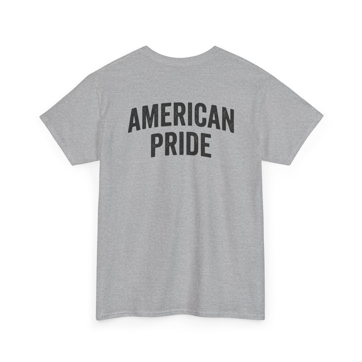 Back side grey Freedom Flag Graphic Tee – American Pride Edition- Ninth Line