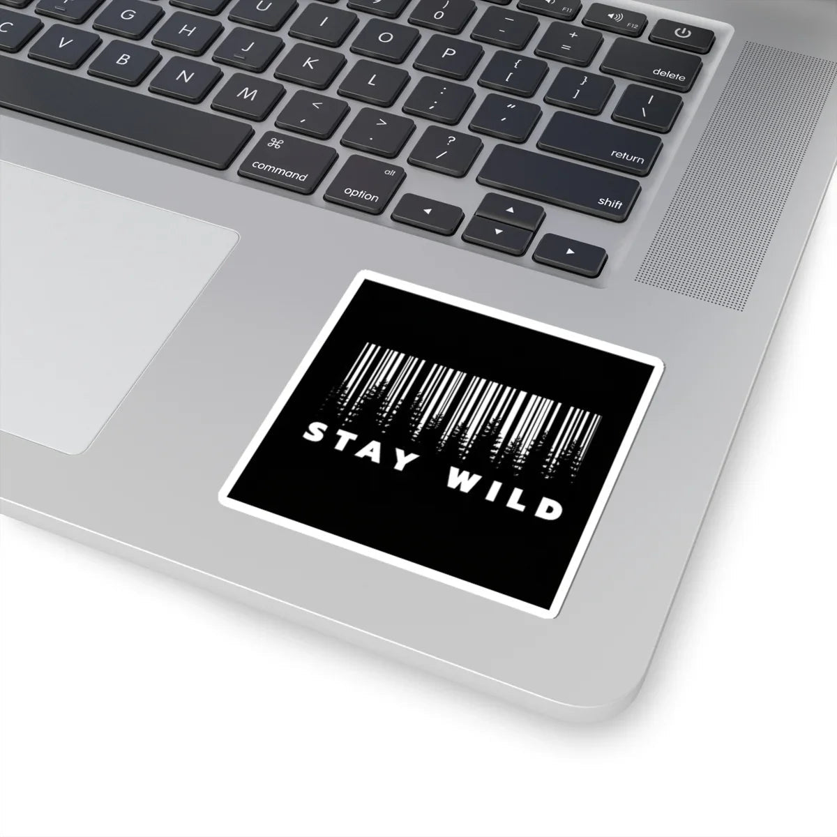 Laptop with Stay Wild Forest - Kiss-Cut Stickers - Ninth Line