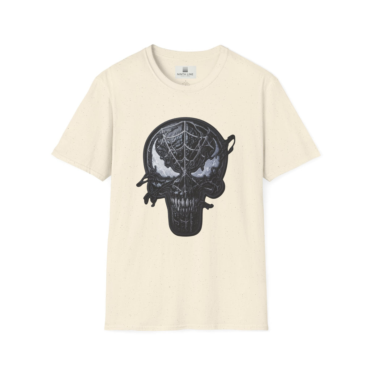Natural Color Spiderman Graphic tee — Black spiderman shirt - Ninth Line