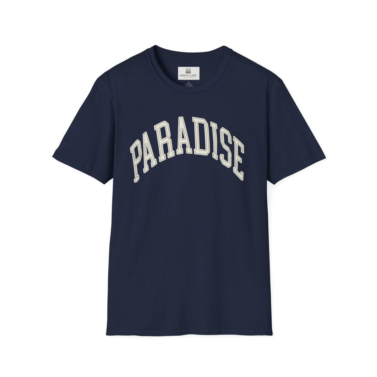 Navy Paradise Arch Graphic T-Shirt - Graphic tees streetwear - Ninth Line
