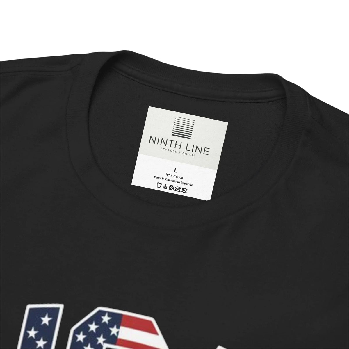 Neck line USA Soccer Retro streetwear graphic tee- USMNT T-Shirt - Ninth Line