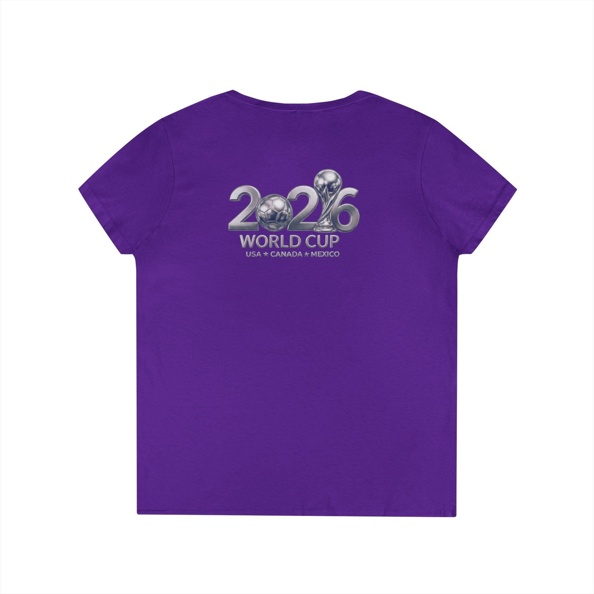 Purple back USA FIFA Overhead Kick Graphic Tee | Vintage Retro Soccer Streetwear Shirt - Ninth Line