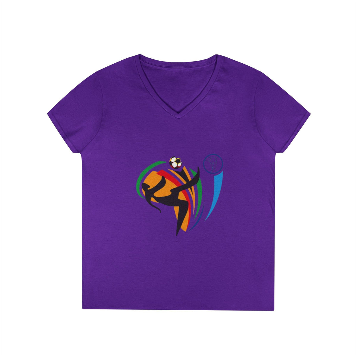 Purple Front USA FIFA Overhead Kick Graphic Tee | Vintage Retro Soccer Streetwear Shirt - Ninth Line