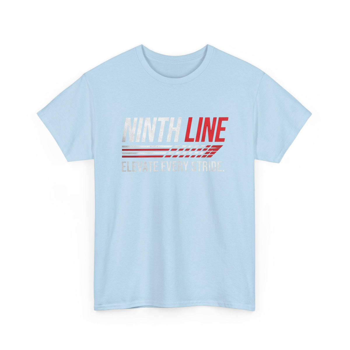 Sky blue Ninth Line Signature T-shirt- Street wear graphic Tee - Ninth Line