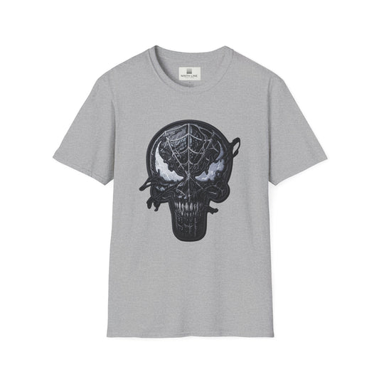 Sports grey Spiderman Graphic tee — Black spiderman shirt - Ninth Line
