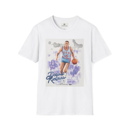 White Court Legend Graphic Tee for men T-Shirt - Plus size graphic tees - Ninth Line