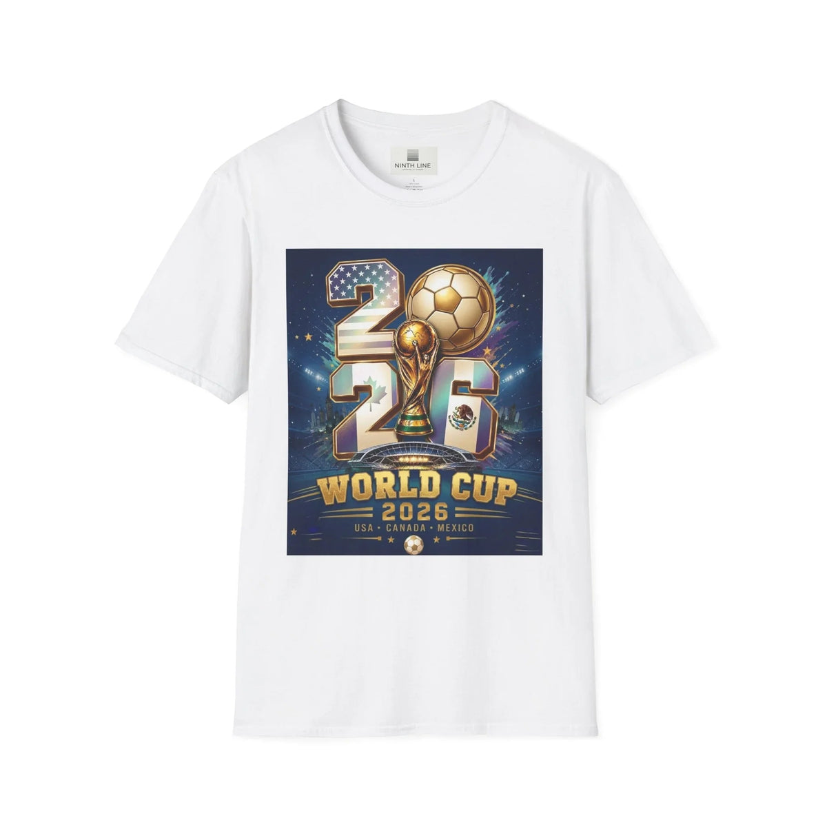 White USA FIFA 2026 Graphic T Shirt-- USMNT T-Shirt - Ninth Line