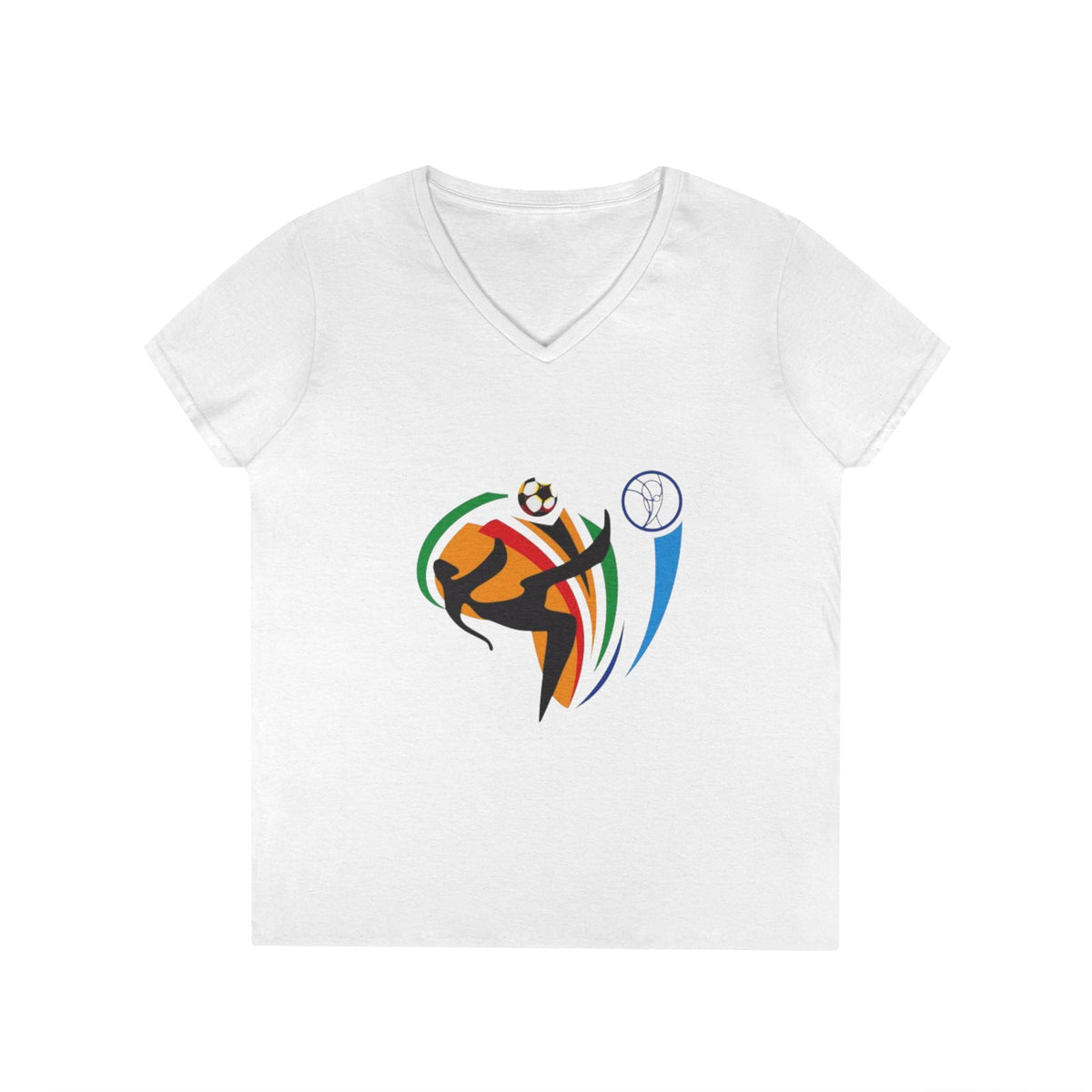 White front USA FIFA Overhead Kick Graphic Tee | Vintage Retro Soccer Streetwear Shirt - Ninth Line