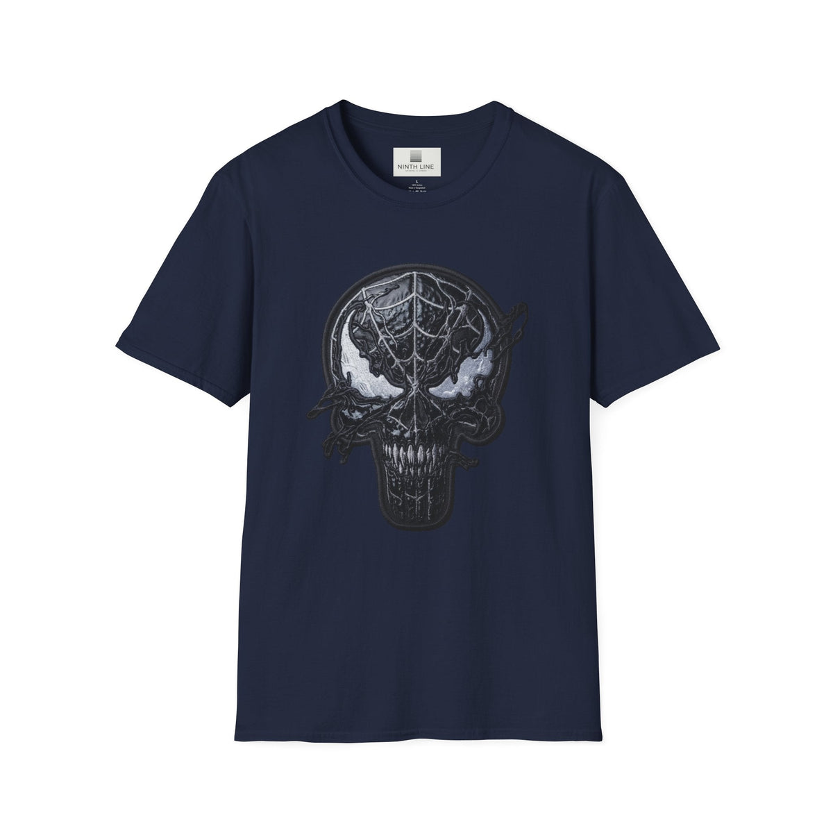 navy Spiderman Graphic tee — Black spiderman shirt - Ninth Line