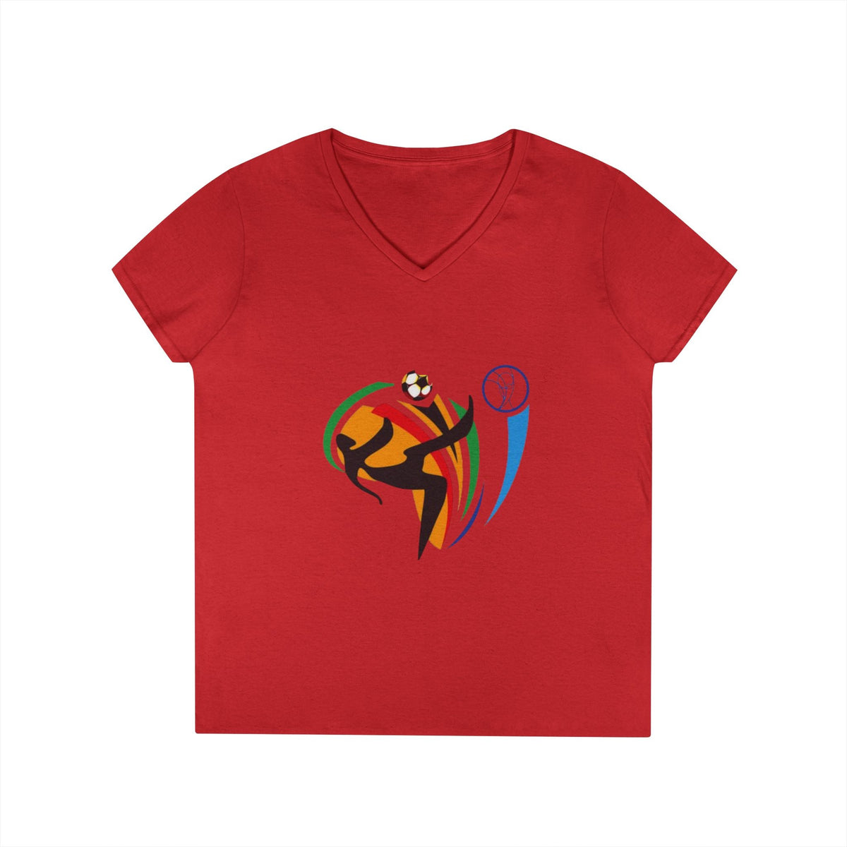 Red Front USA FIFA Overhead Kick Graphic Tee | Vintage Retro Soccer Streetwear Shirt - Ninth Line