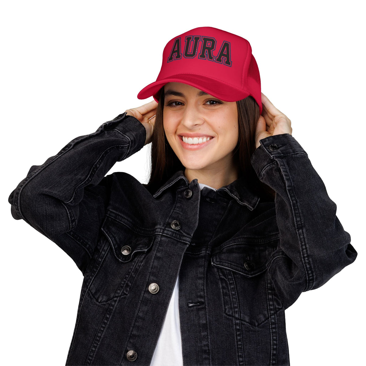 Vintage Trucker Hat — Structured Foam Snapback Cap with Mesh Back - Ninth Line