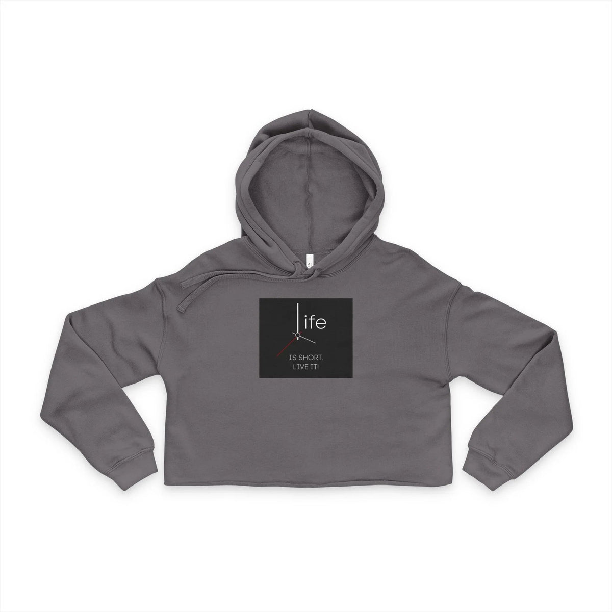 Women's Cropped Hoodie — Soft Cotton Blend Pullover with Raw Hem - Ninth Line